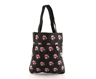 Priceless Canvas Bag With Lip Design