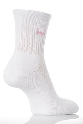 Ladies 3 Pair Pringle Lyndsey Sport Sock White