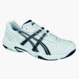 ASICS Gel-Dedicate Mens Tennis Shoes , UK9, WHITE/MARINA/LIGHTNING