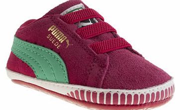 kids puma pink suede classic girls baby