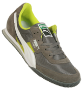 Lab II Grey/White/Green Trainers