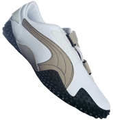 Puma Mostro White/Black Leather Trainers