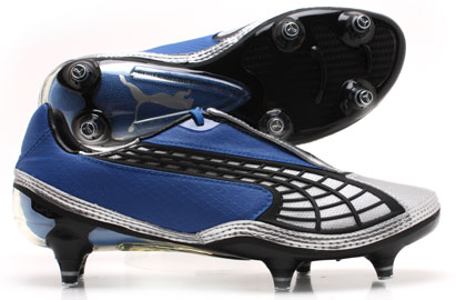 Puma V1-10 SG Football Boots Royal / Silver / Black