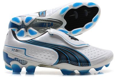 Puma V1.11 FG Football Boots White/Black.Dresden