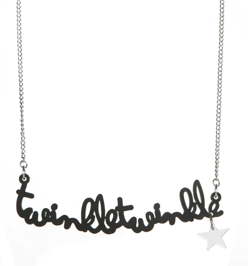 Twinkle Twinkle Star Perspex Laser Cut Necklace