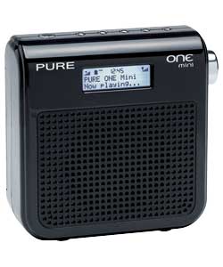 One Mini DAB Radio Black