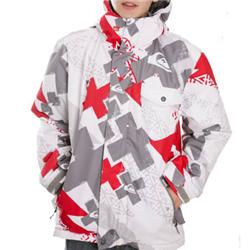 quiksilver Boys Rolling Thunder Jacket- Steel Grey