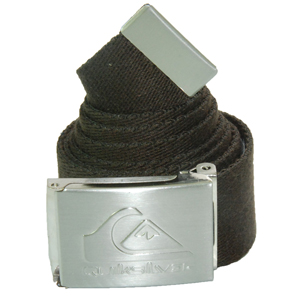 Mens Quiksilver No Entry Web Belt. Chocolate