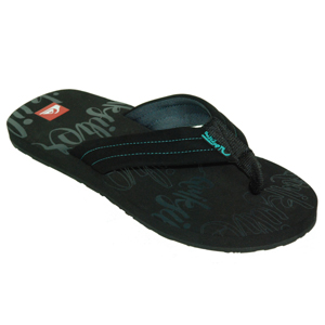 Quiksilver Mens Quiksilver Calli Flip Flops. Black