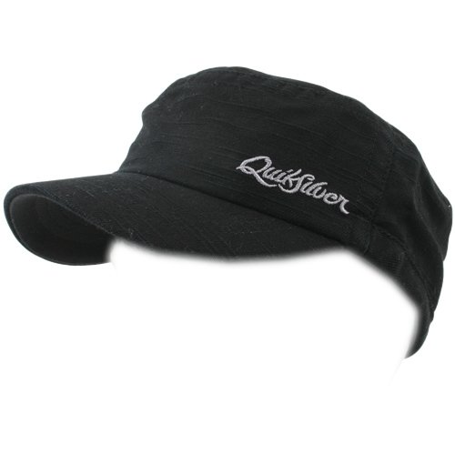 Quiksilver Mens Quiksilver Party Wave Military Cap Black