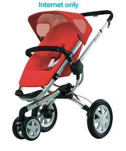 Buzz 3 Wheel Stroller - Strawberry