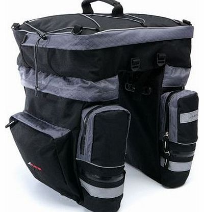 Deluxe Triple Bike Pannier - 28 Litre Capacity (928)