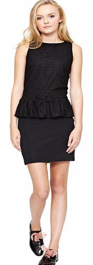 Rebels Lace Girls Peplum Top