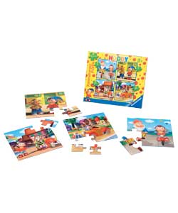 Ravensburger Noddy - 4 in a Box Jigsaw Puzzles