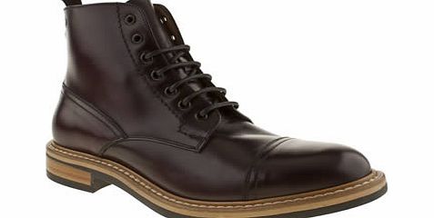 Burgundy Mr Renton Cap Boot Boots