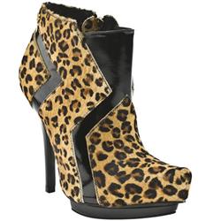 Female Zee Zee Leopard Leather Upper in Beige and Brown