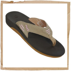 Reef Leather Slap Flip Flop Sand