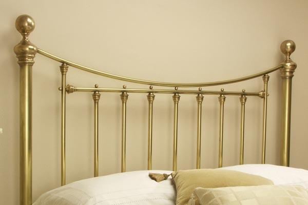 Dorset Classic Antique Brass Headboard Single