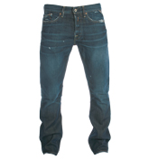 Waitom Regular Slim Fit Dark Denim Jeans