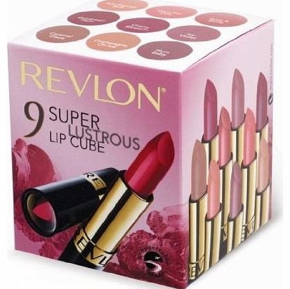  9 SUPER LUSTROUS LIP CUBE - 9 LIPSTICKS