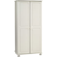 White 2 Door Wardrobe