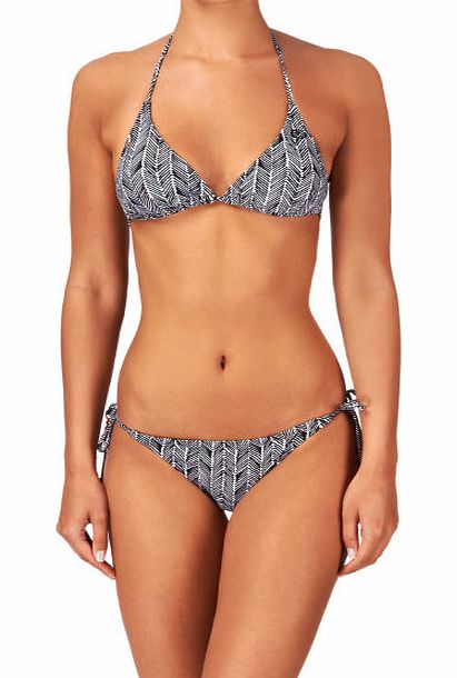 Womens Rip Curl Ziggy Triangle Bikini - Black