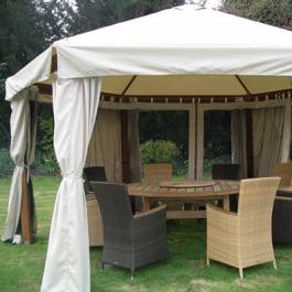 Riviera Gazebo 4.5m Diameter - Hexagonal