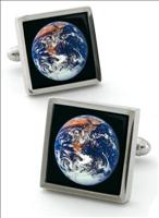 Robert Charles Earth Cufflinks by