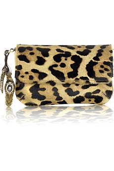 Leopard clutch