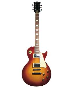 Rockburn LP Style Electric Guitar Tobacco Sunburst