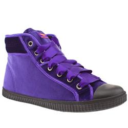 Female Screamout Velvet Fabric Upper Casual in Purple