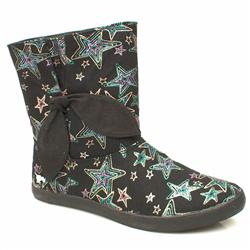 Female Tugboat Stars Fabric Upper Ankle in Multi