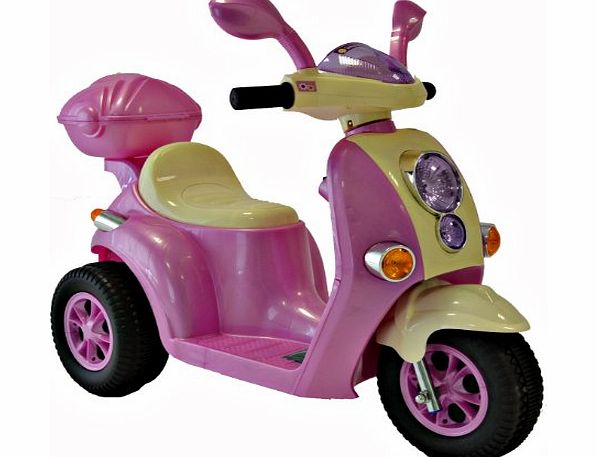 Rocket Mini Mod - 6v Electric Ride on Motorbike (Pearlescent Pink)