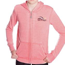 Girls Reef Break Zip Hoody - Passion Fruit