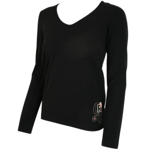 Ladies Roxy Laguna Tv Ls Tee Black