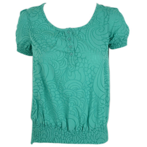 Ladies Roxy Louie Top Kelly Green