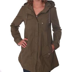 Lola Water Repellant Coat - Military