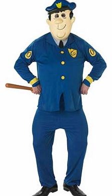 Hanna Barbera Top Cat Mens Officer Dibble Extra