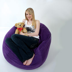 rucomfy Foam Filled Double Bean Bag Jumbo Cord