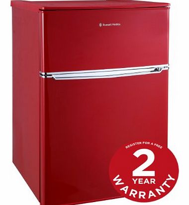 Russell Hobbs RHUCFF48R 48cm Red Under Counter Fridge Freezer