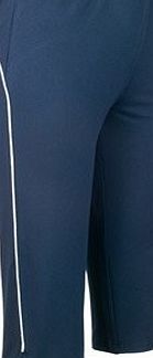 S-Tec Ladies Leggings Pants Gym, Aerobics, Dancing, Fitness Sports - Navy White - Size 10