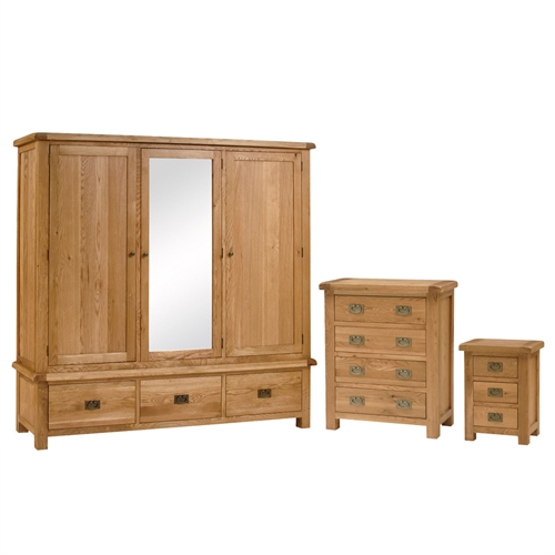 Triple Wardrobe Bedroom Set 596.108