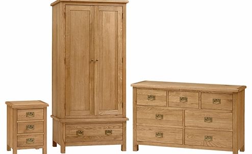 Salisbury Petite Double Wardrobe Bedroom Set