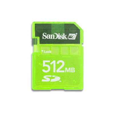 Sandisk 512MB SD Gaming