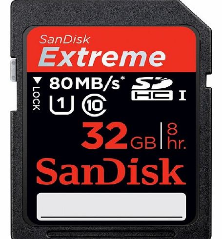 Extreme SDHC UHS-I - 32 GB - Class 10