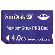 Sandisk Memory Stick Pro Duo 4GB