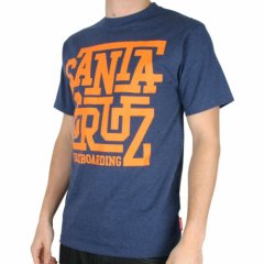 Mens Santa Cruz Freshman Tee Heather Indigo