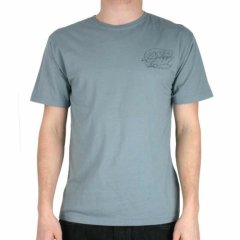 Mens Santa Cruz Sketchy Slasher Tee Slate Grey