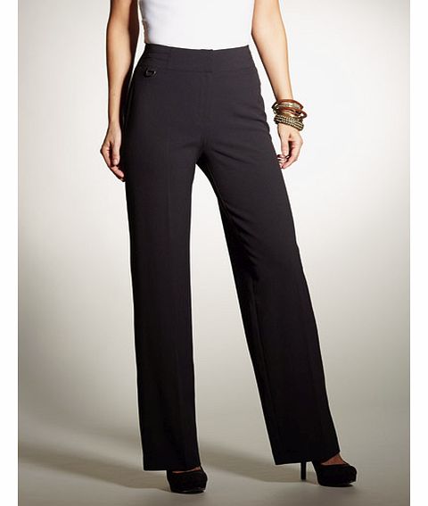 Savoir Petite High Rise Wide Leg Trousers