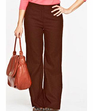 Savoir Petite Linen Bootcut Trousers